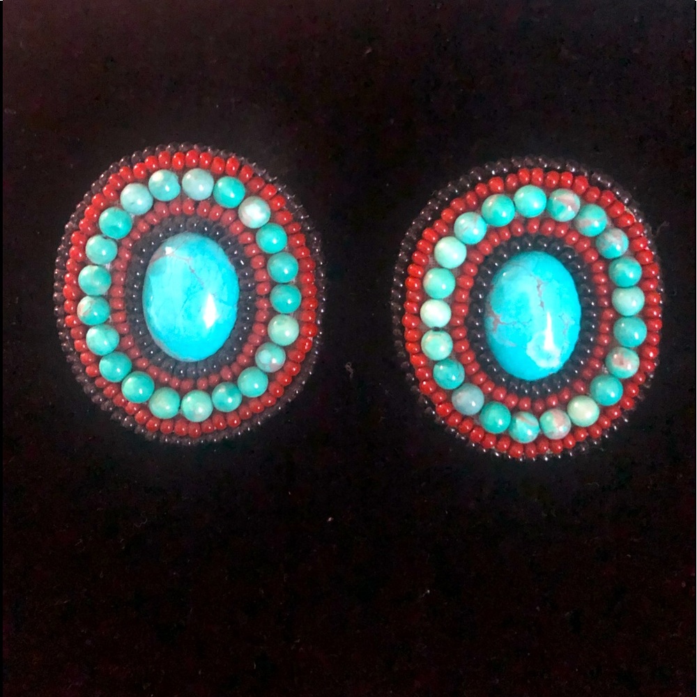 Handmade beaded earrings
